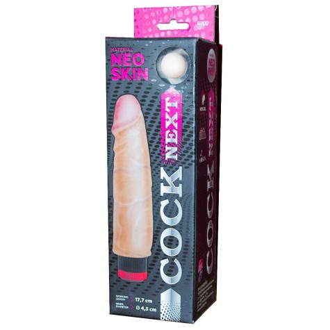 Вибромассажёр-реалистик COCK NEXT 7" - 17,7 см.